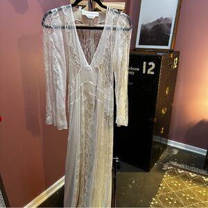 Stone Cold Fox Sheer White Lace Chemise